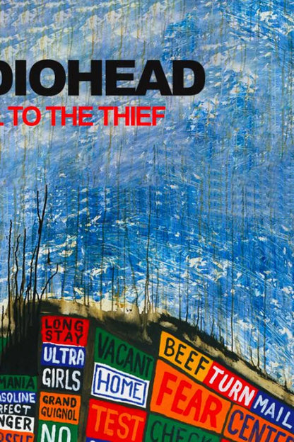 RADIOHEAD - KID A - Symbios Design Rare Glossy Poster Print