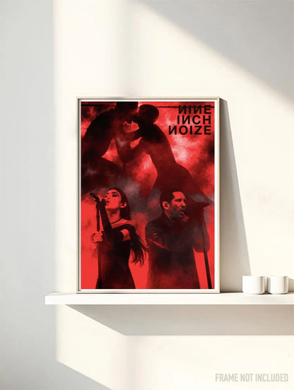NINE INCH NOIZE - Symbios Design Rare Glossy Poster Print