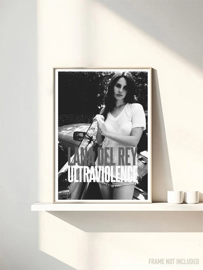 LANA DEL REY - ULTRAVIOLENCE -Symbios Design Rare Glossy Poster Print