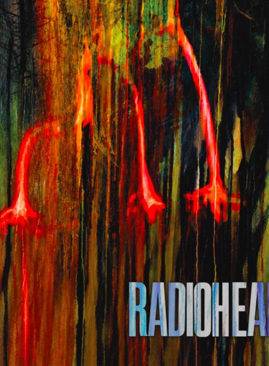 RADIOHEAD - KING OF LIMBS -Symbios Design Rare Glossy Poster Print