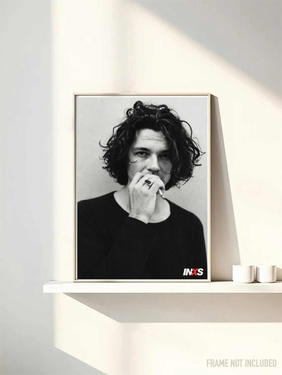 INXS - MICHAEL HUTCHENCE -Symbios Design Rare Glossy Poster Print