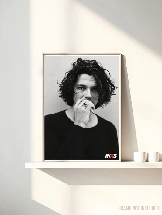 INXS - MICHAEL HUTCHENCE -Symbios Design Rare Glossy Poster Print