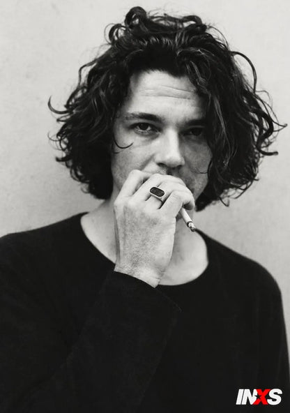 INXS - MICHAEL HUTCHENCE -Symbios Design Rare Glossy Poster Print