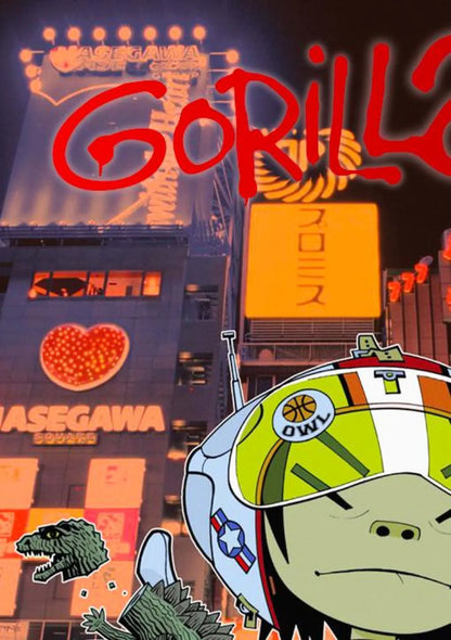 GORILLAZ - Symbios Design Rare Glossy Poster Print