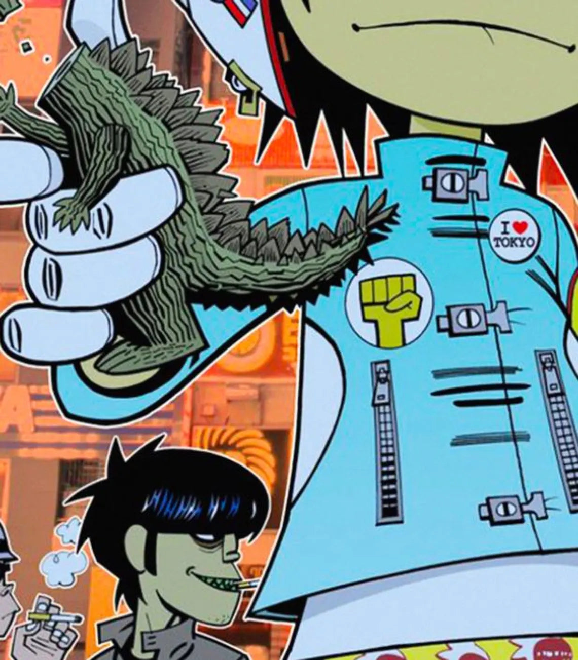 GORILLAZ - Symbios Design Rare Glossy Poster Print