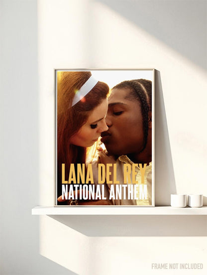LANA DEL REY - NATIONAL ANTHEM - Symbios Design Rare Glossy Poster Print