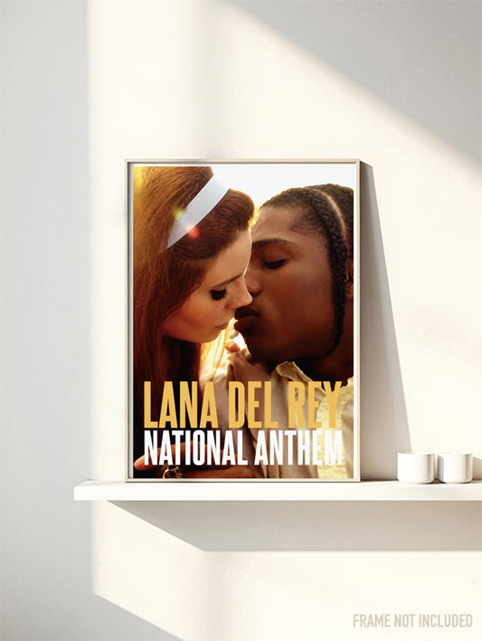 LANA DEL REY - NATIONAL ANTHEM - Symbios Design Rare Glossy Poster Print