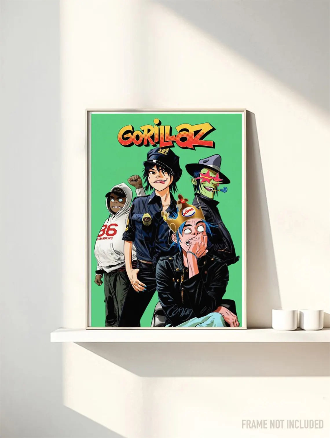 GORILLAZ - Symbios Design Rare Glossy Poster Print