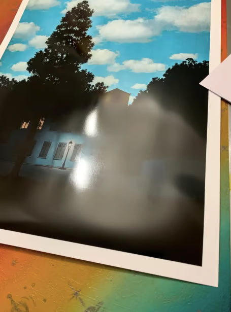 René MAGRITTE - L'Empire de Lumière - SYMBIOS DESIGN - AFFICHE D'ART BRILLANTE