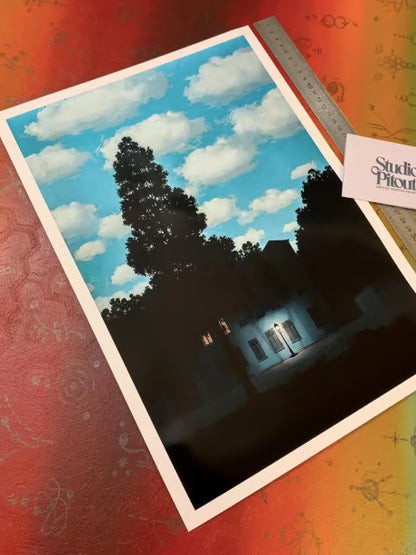 René MAGRITTE - L'Empire de Lumière - SYMBIOS DESIGN - AFFICHE D'ART BRILLANTE