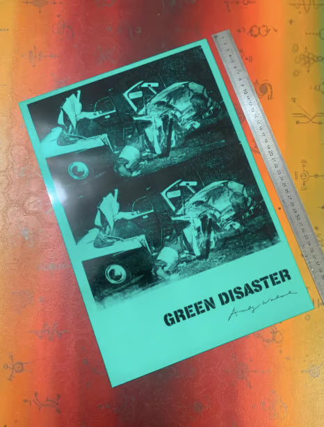 ANDY WARHOL - Désastre vert - SYMBIOS DESIGN - AFFICHE D'ART BRILLANTE