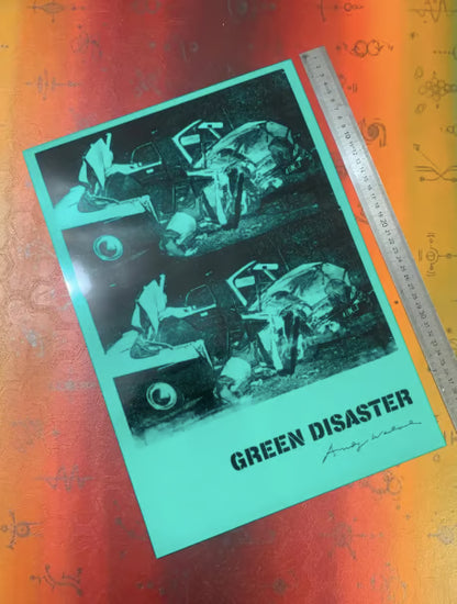 ANDY WARHOL - Désastre vert - SYMBIOS DESIGN - AFFICHE D'ART BRILLANTE