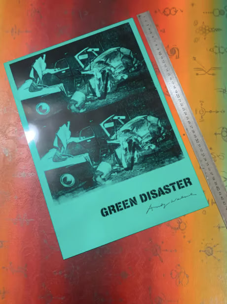 ANDY WARHOL - Désastre vert - SYMBIOS DESIGN - AFFICHE D'ART BRILLANTE