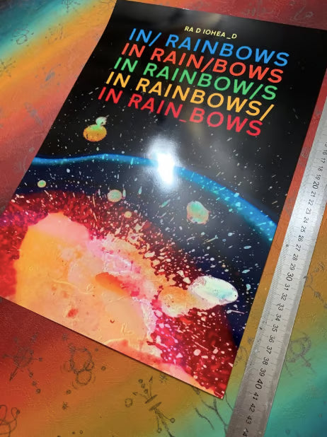 RADIOHEAD - IN RAINBOWS - Symbios Design - Rare Glossy Print
