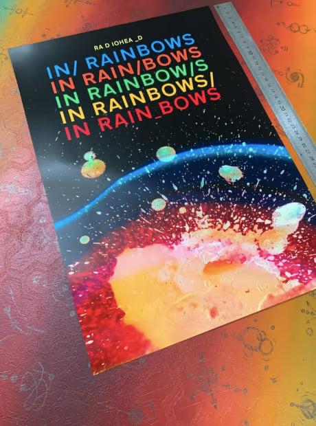RADIOHEAD - IN RAINBOWS - Symbios Design - Rare Glossy Print