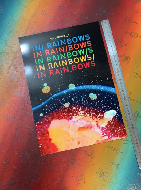 RADIOHEAD - IN RAINBOWS - Symbios Design - Rare Glossy Print