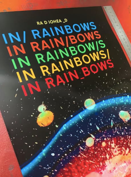 RADIOHEAD - IN RAINBOWS - Symbios Design - Rare Glossy Print