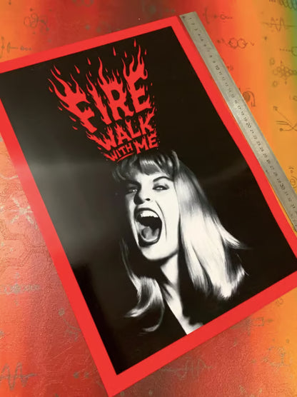 LAURA PALMER - FIRE WALK WITH ME  - TWIN PEAKS - Symbios Design - Rare Glossy Print