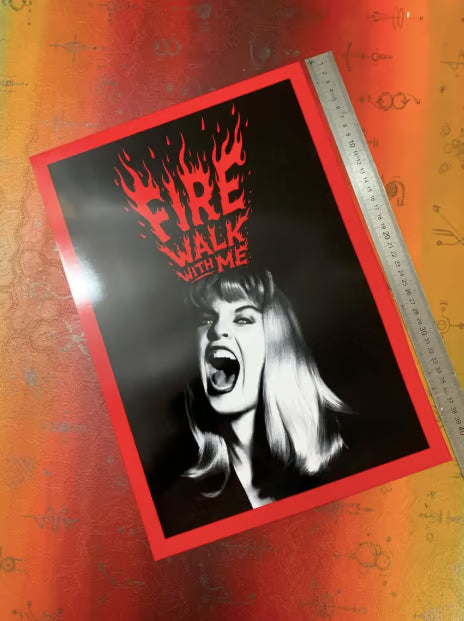 LAURA PALMER - FIRE WALK WITH ME  - TWIN PEAKS - Symbios Design - Rare Glossy Print