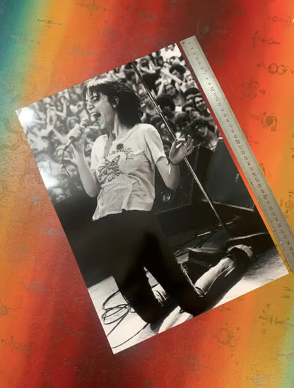 PATTI SMITH - LIVE - Symbios Design - Rare Glossy Print