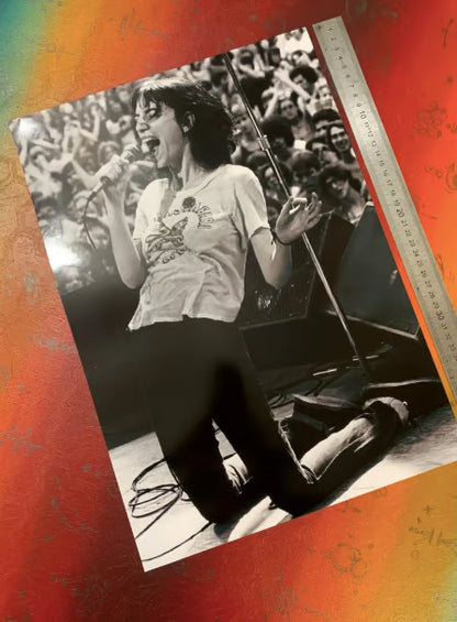 PATTI SMITH - LIVE - Symbios Design - Rare Glossy Print