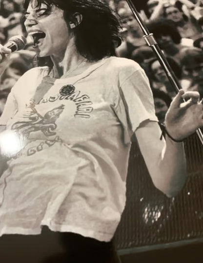 PATTI SMITH - LIVE - Symbios Design - Rare Glossy Print