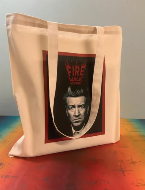 DAVID LYNCH - TWIN PEAKS - FIRE WALK WITH ME - Tote Bag – Oeko-Tex Certified Cotton Reusable Bag