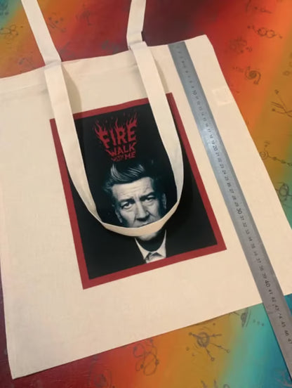 DAVID LYNCH - TWIN PEAKS - FIRE WALK WITH ME - Tote Bag – Oeko-Tex Certified Cotton Reusable Bag