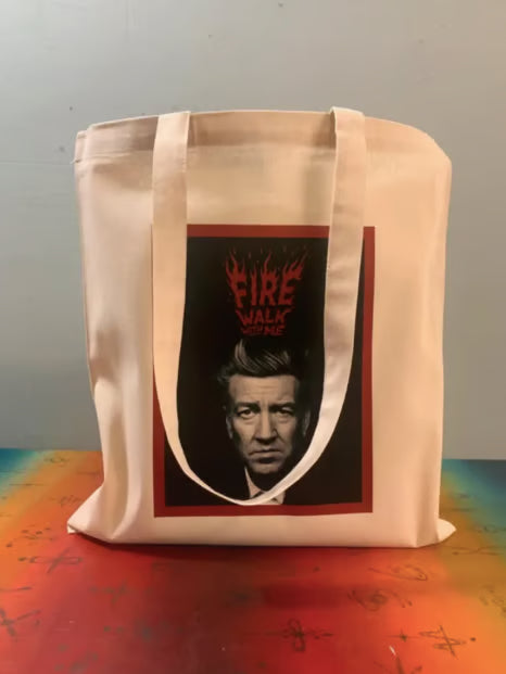 DAVID LYNCH - TWIN PEAKS - FIRE WALK WITH ME - Tote Bag – Oeko-Tex Certified Cotton Reusable Bag