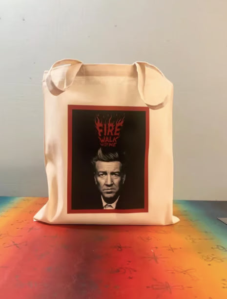 DAVID LYNCH - TWIN PEAKS - FIRE WALK WITH ME - Tote Bag – Oeko-Tex Certified Cotton Reusable Bag