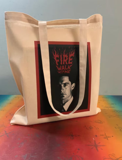 Sac fourre-tout Twin Peaks : AGENT COOPER - Fire Walk With Me - Coton Oeko-Tex