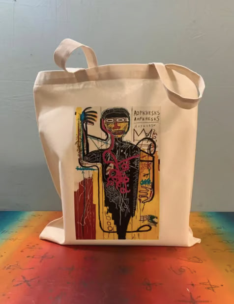 Basquiat - Versus Medici - Sac d'artiste rare - Coton Oeko-Tex