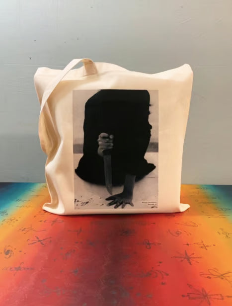 Sac cabas Marina Abramovic : Sac réutilisable en coton certifié Oeko-Tex
