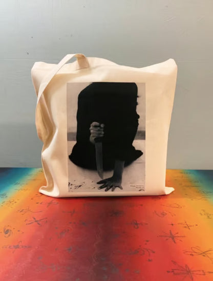 Sac cabas Marina Abramovic : Sac réutilisable en coton certifié Oeko-Tex