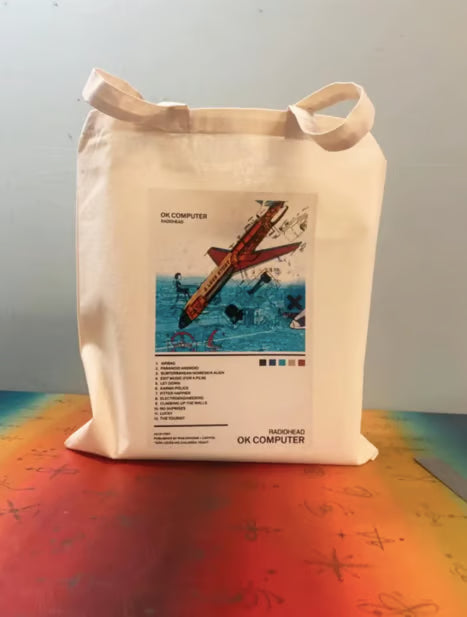 RADIOHEAD - LUCKY - Tote Bag – Oeko-Tex Certified Cotton Reusable Bag