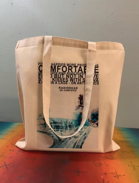 RADIOHEAD - OK COMPUTER - Tote Bag – Oeko-Tex Certified Cotton Reusable Bag