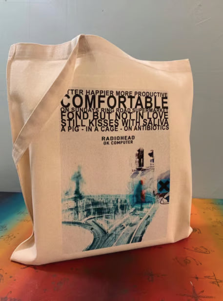 RADIOHEAD - OK COMPUTER - Tote Bag – Oeko-Tex Certified Cotton Reusable Bag