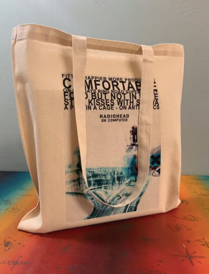 RADIOHEAD - OK COMPUTER - Tote Bag – Oeko-Tex Certified Cotton Reusable Bag
