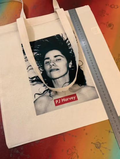 Sac cabas PJ Harvey : design années 90, coton certifié Oeko-Tex