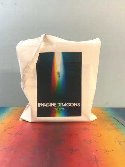 IMAGINE DRAGONS - EVOLVE - Tote Bag – Oeko-Tex Certified Cotton Reusable Bag