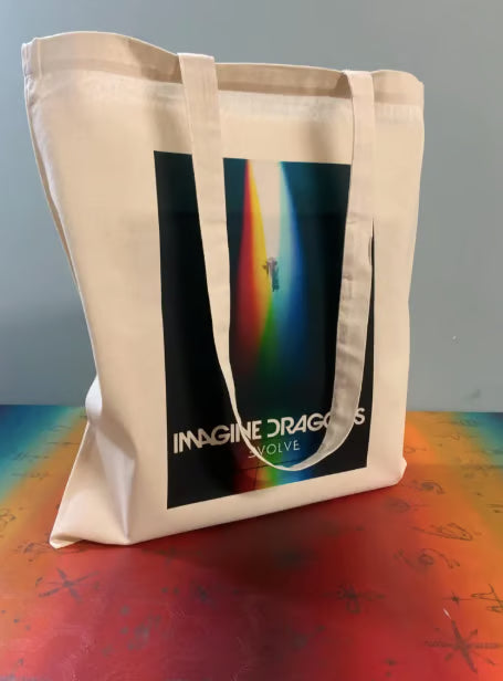 IMAGINE DRAGONS - EVOLVE - Tote Bag – Oeko-Tex Certified Cotton Reusable Bag
