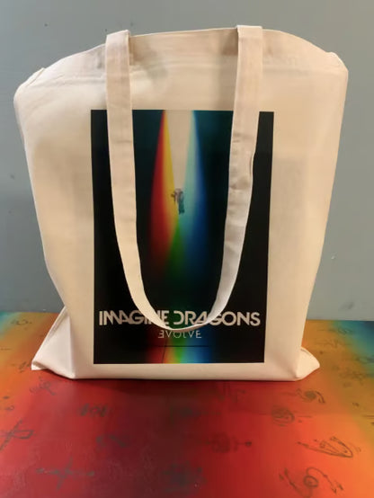 IMAGINE DRAGONS - EVOLVE - Tote Bag – Oeko-Tex Certified Cotton Reusable Bag