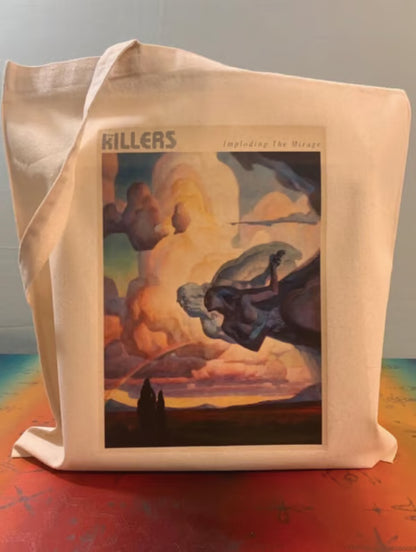 Sac fourre-tout The Killers : Imploding the Mirage, coton certifié Oeko-Tex