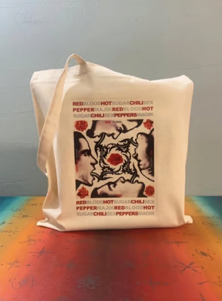Red Hot Chili Peppers - Blood Sugar Sex Magik - Sac fourre-tout - Label certifié Oeko-Tex - Écologique - Sac réutilisable - Cadeau original - Unique