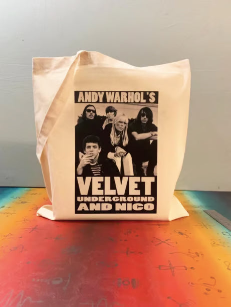 ANDY WARHOL'S - VELVET UNDERGROUND & NICO -  Tote Bag – Oeko-Tex Certified Cotton Reusable Bag