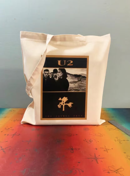 U2 - JOSHUA TREE -Tote Bag – Oeko-Tex Certified Cotton Reusable Bag