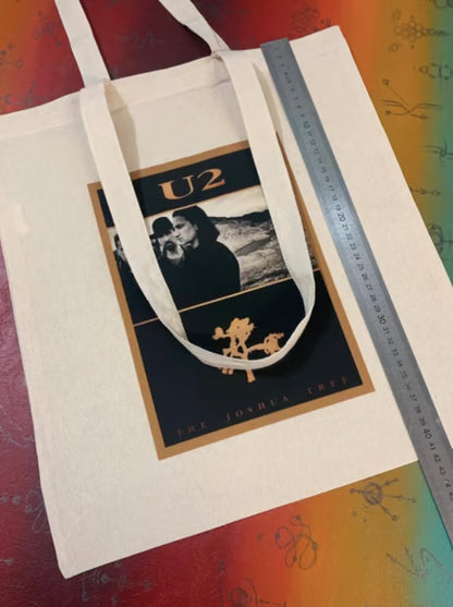 U2 - JOSHUA TREE -Tote Bag – Oeko-Tex Certified Cotton Reusable Bag