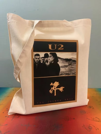 U2 - JOSHUA TREE -Tote Bag – Oeko-Tex Certified Cotton Reusable Bag
