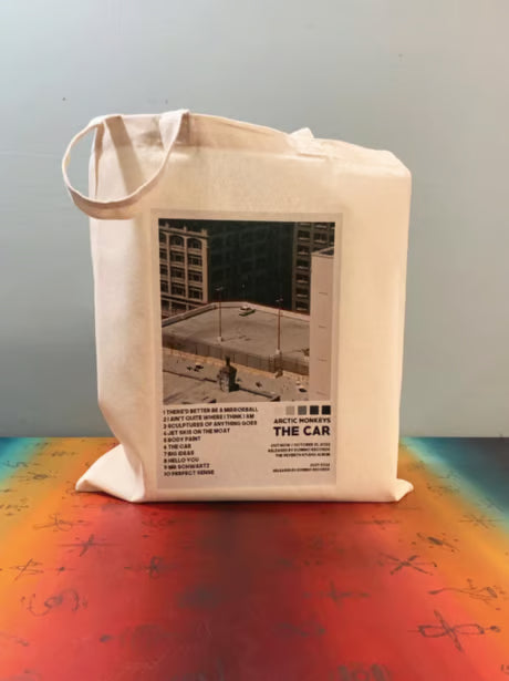 ARCTIC MONKEYS - THE CAR - Tote Bag – Oeko-Tex Certified Cotton Reusable Bag