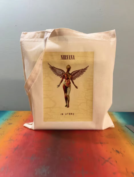 NIRVANA - IN UTERO - Tote Bag – Oeko-Tex Certified Cotton Reusable Bag
